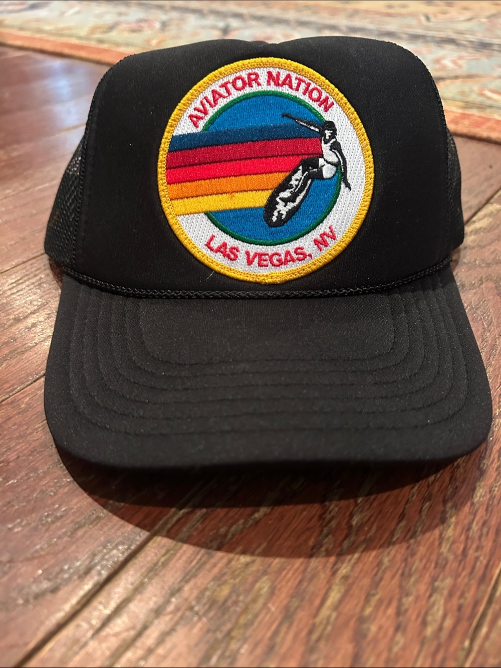 Aviator Nation Trucker Hat with Colorful Aviator Patch - Picture 2 of 10